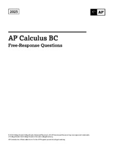 2025 AP Calculus BC Free-Response Questions