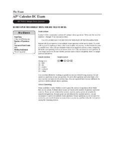 AP Calculus BC Exam Multiple-Choice Questions
