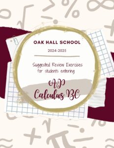 AP Calculus BC Exam Review Exercises 2024-2025