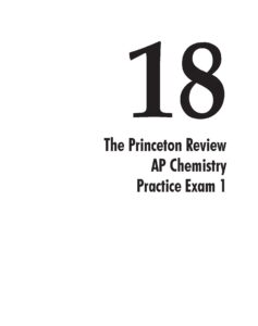AP Chemistry Practice Test 1